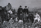 Lov po grupama '62.god.(s leve na desno dole, drugi Velimir, Radovan Gavrilov, Momčilo Radojčin, Jefta Krnić, Nika, Dobrivoj, Duško Rajkov
