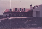 Spoljni izgled Lovačkog doma u Kikindi, 1984.godine